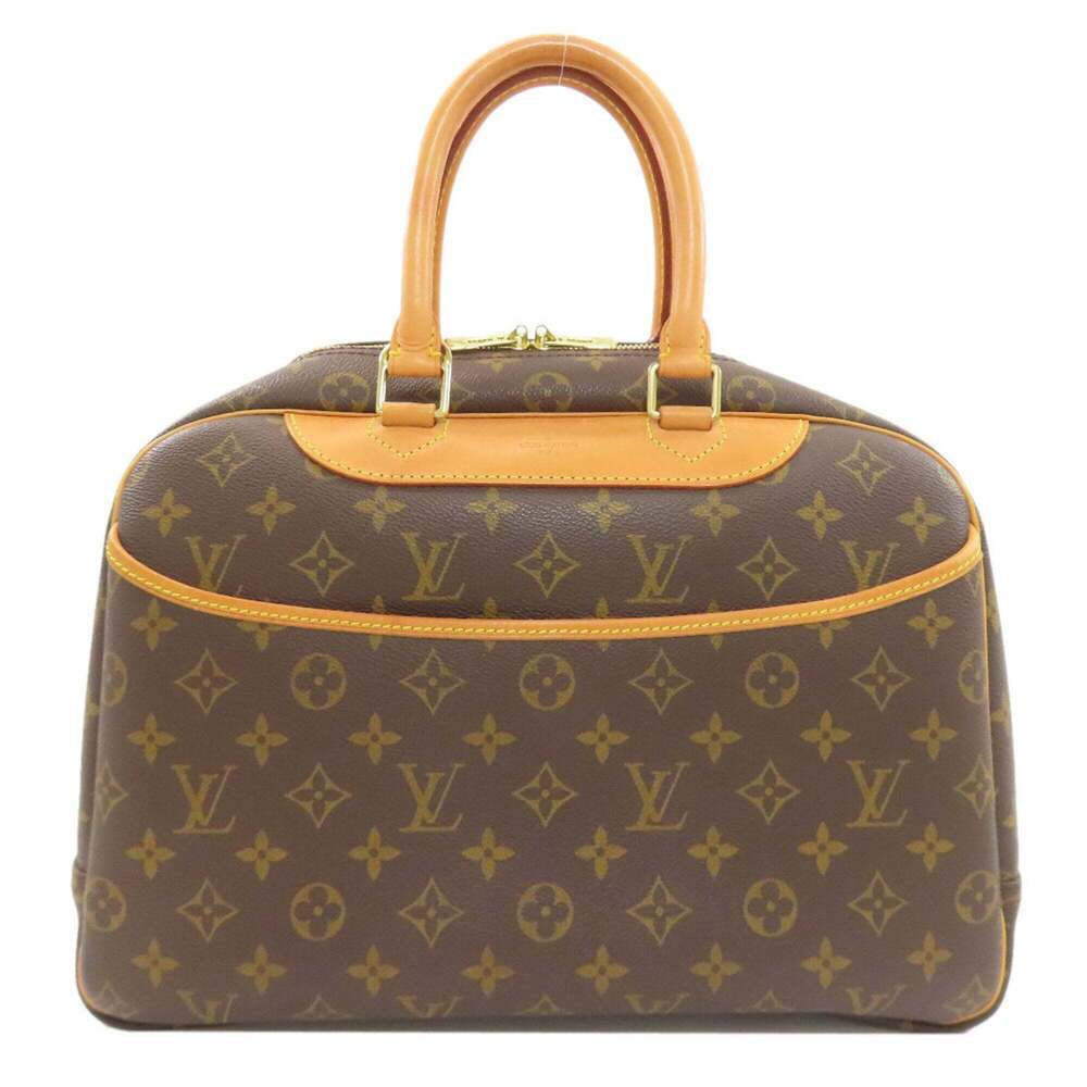 LOUIS VUITTON Brown Monogram Canvas Deauville Bag
